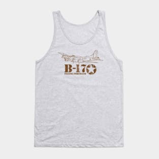 B-17 Flying Fortress (distressed) Tank Top